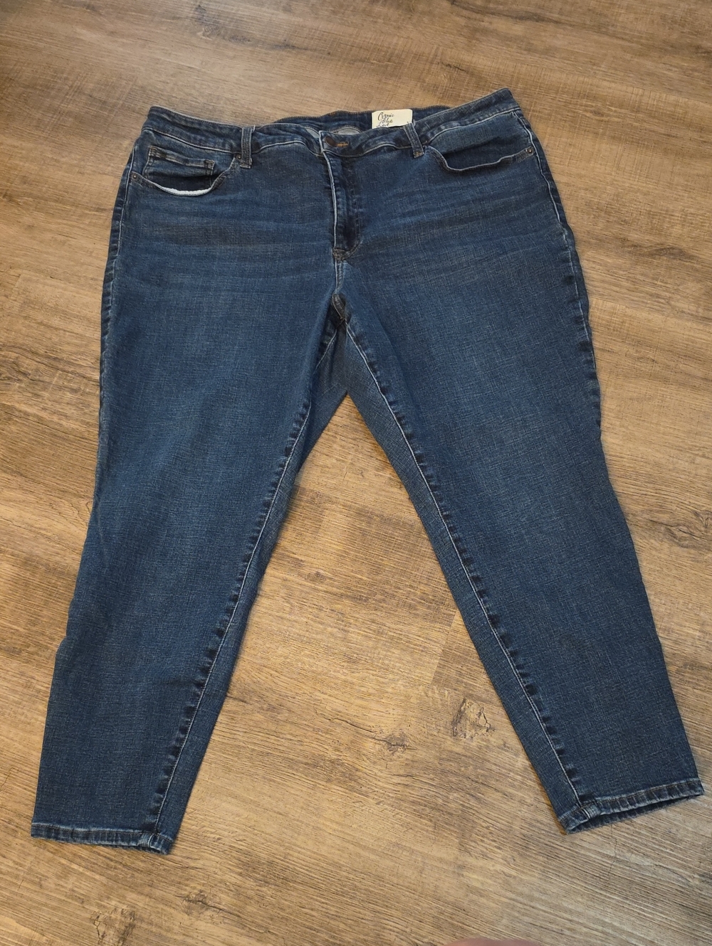Women's Skinny Stretch Jeans in Dark Indigo